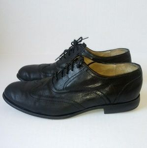 FRYE Harvey wingtip black dress shoes